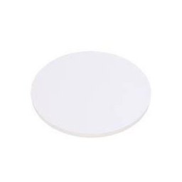 Tampo Mesa Redondo Vidro Branco Temperado 80cm 6mm - 1