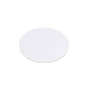 Tampo Mesa Redondo Vidro Branco Temperado 80cm 6mm