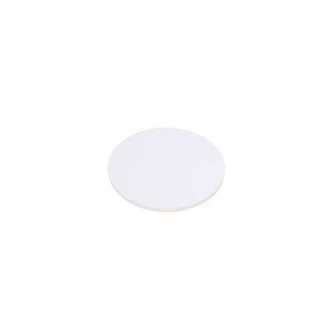 Tampo Mesa Redondo Vidro Branco Temperado 80cm 6mm