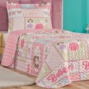Ver imagem 1 de Kit Colcha Solteiro Infantil Fantasy Dupla Face Microfibra 2 Peças - Balé Ballet