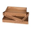 Ver imagem 4 de Trio Bandeja Retangular Mdf Meia Perola Pmg Cod:band039