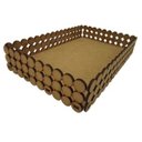 Ver imagem 3 de Trio Bandeja Retangular Mdf Meia Perola Pmg Cod:band039