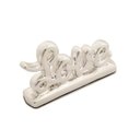 Ver imagem 2 de Mini Palavra Love Prata em Cerâmica 13x7x3 Cm