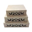 Ver imagem 1 de Trio Bandeja Mdf Provençal Pmg Cod: Band033
