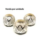 Ver imagem 3 de Esfera Decorativa Cerâmica Enfeite de Mesa Bola Dourada 10cm