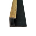 Ver imagem 1 de Perfil Tubular Final Tipo U Nogueira para Parede Leve 270cm Formaco Decor