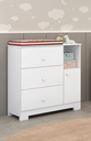 Ver imagem 2 de Gaveteiro Infantil P/quarto de Bebê Flok - C/nicho:branco