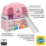 Cama Elevada com Luz de Led Escada Cortina e Barraca Rosa Princesas Disney Play - Pura Magia - 5