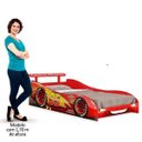 Ver imagem 5 de Cama Infantil Carros Disney Plus McQueen com Luz de Led e Aerofólio - Pura Magia