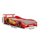 Ver imagem 4 de Cama Infantil Carros Disney Plus McQueen com Luz de Led e Aerofólio - Pura Magia