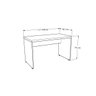 Mesa para Escritório 120x60 Tampo de 40mm Atacadão Dos Moveis - 5