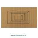 Ver imagem 5 de Painel Liso para TV 86 Polegadas Planejado 360x250cm Aruá CabeCasa MadeiraOriginals Marrom/Jatobá