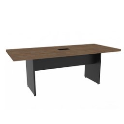 Mesa Para Reunião Tampo 40mm - L2.00x P900  Com Caixa de Tomada Atacadão Dos Móveis - 3