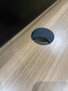 Ver imagem 7 de Mesa Escritório Plataforma 4 Lugares 180x120 - Cor: Castanho Tannat com Preto Onix