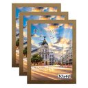 Ver imagem 1 de Kit 3 Porta Retrato Molduras 30x40 Dourado Santamaria Molduras