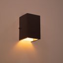 Ver imagem 6 de Arandela 1 Foco Média Alumínio Ext. Marrom + Led A60 Br. Quente St2769