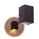 Ver imagem 5 de Arandela 1 Foco Média Alumínio Ext. Marrom + Led A60 Br. Quente St2769