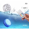 Luminária Led Piscina Controle Remoto Rgb Pilha Ventosa - 5