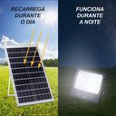 Ver imagem 2 de Holofote Refletor 60w À Prova D'Água Energia Solar com Painel Automático e Manual