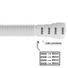 Sifão Sanfonado Com Copo 49cm Branco | Astra - 4