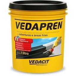 Vedapren Manta Preto Liquida De Asfalto 1l Otto Baumgart - 1