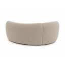 Ver imagem 6 de Sofá Zah 240 cm 4 Lugares Luxo Orgânico Curvo Bouclé Premium:Veludo Bege