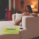 Ver imagem 6 de Sofá Cama Muna 1,88m Xpand Tech Tecido Bouclê Bege Claro Cama Inbox
