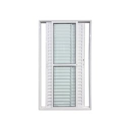 Porta Balcão 3 Folhas Veneziana 210x120 Branco Linha 25 - 1