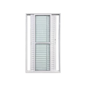 Porta Balcão 3 Folhas Veneziana 210x120 Branco Linha 25