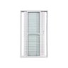 Porta Balcão 3 Folhas Veneziana 210x120 Branco Linha 25 - 1