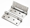 Ver imagem 1 de Dobradiça com Mola em Aço Inox 304 - Par 2 Pçs - Espess 2mm