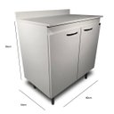 Ver imagem 2 de Móvel em Mdf Odontológico Clínicas Estética Médica Podologia - 2 Portas