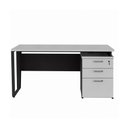 Ver imagem 6 de Escrivaninha Mesa Escritório 150cm 3 Gavetas Flex Multimóveis CR25322