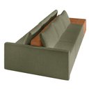 Ver imagem 7 de Sofá Ilha 3 Lugares Living 342cm Modulado para Sala Lary Bouclê Verde K01 - D'Rossi