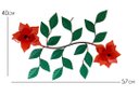 Ver imagem 5 de Painel Enfeite De Parede Lindo Com Flores Decoração Interior Libertas Rosas Artesanato Arranjo Laran