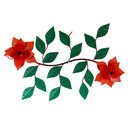 Ver imagem 4 de Painel Enfeite De Parede Lindo Com Flores Decoração Interior Libertas Rosas Artesanato Arranjo Laran