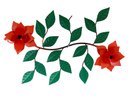 Ver imagem 4 de Painel Enfeite De Parede Lindo Com Flores Decoração Interior Libertas Rosas Artesanato Arranjo Laran