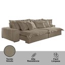 Ver imagem 4 de Sofá Luz Veludo 02 Módulos de 90cm B25cm Meu Sofá Online