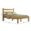 Ver imagem 5 de Cama Casal Rubi Quarto Criança Estilo Moderna Resistente Premium Compacta Cor Nogueira