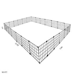 Cercadinho para Pet Tela Aramada 2,10 x 1,80 x 0,30 - 1