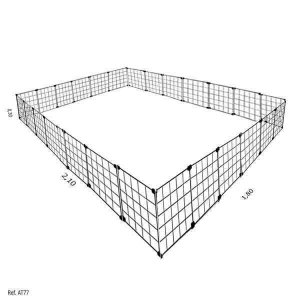 Cercadinho para Pet Tela Aramada 2,10 x 1,80 x 0,30