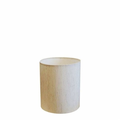 Cúpula Abajur Cilíndrica Cp-7001 Ø13x15cm - Linho Bege