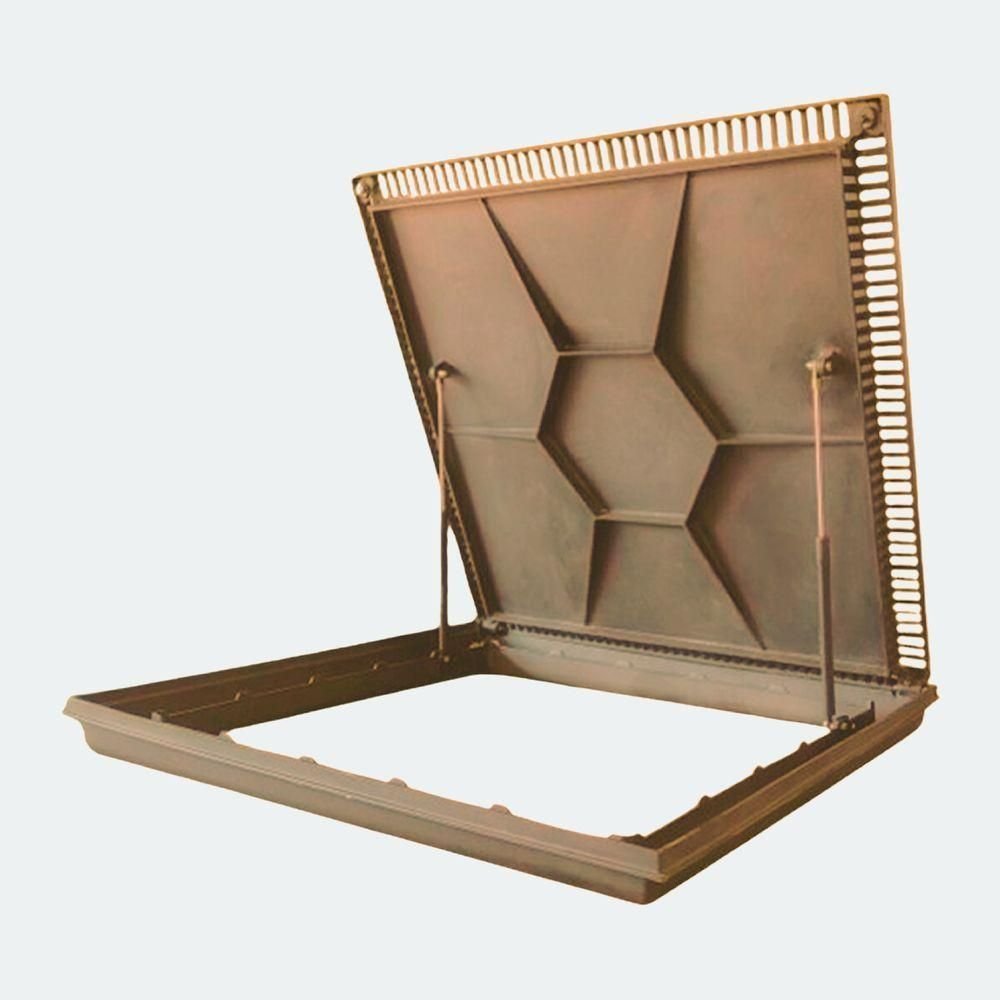 Tampa para Casa Máquinas Piscina 1,00x1,00m com Grelha Nossa Kasa Fendi - 1