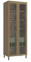 Ver imagem 1 de Armário de Cozinha Cristaleira 2 Portas de Vidro 80cm com Pés M628 Botanic Kappesberg