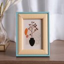 Ver imagem 5 de Porta-Retrato Wolff Trançado Rustico Azul MDF 10 x15cm 62108