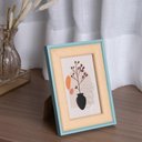 Ver imagem 4 de Porta-Retrato Wolff Trançado Rustico Azul MDF 10 x15cm 62108