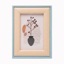 Ver imagem 2 de Porta-Retrato Wolff Trançado Rustico Azul MDF 10 x15cm 62108