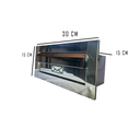 Ver imagem 2 de Caixa de Correio Inox Preta, Branca e Cromada – Estilo e Resistência! - Cromado