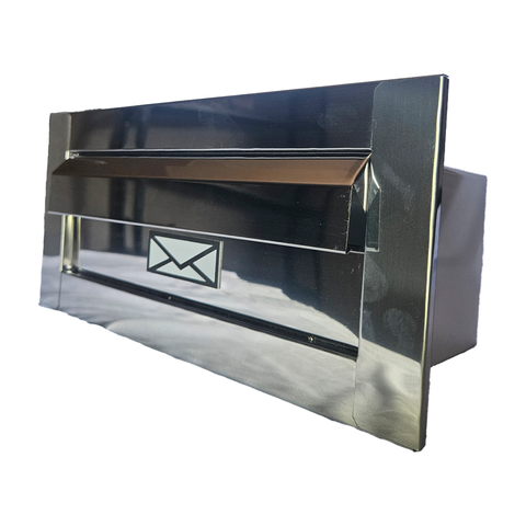Caixa de Correio Inox Preta, Branca e Cromada – Estilo e Resistência! - Cromado