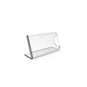 Kit 100 Display Porta Preço Acrílico 10x5 Balcão